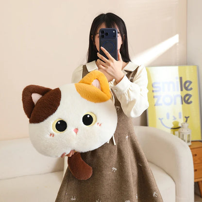Kawaii Fluffy Cat Cushion Plush stuffed animal plush soft toy pillow pals plushie