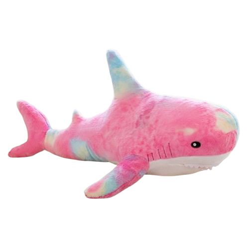 Colorful Sharks stuffed animal plush soft toy pillow pals plushie