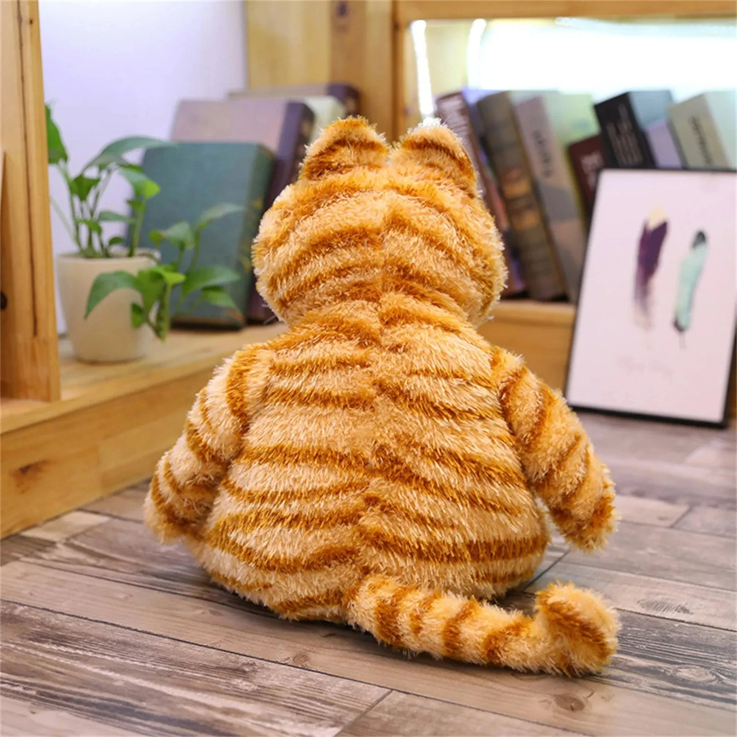 Fat Orange Cat stuffed animal plush soft toy pillow pals plushie